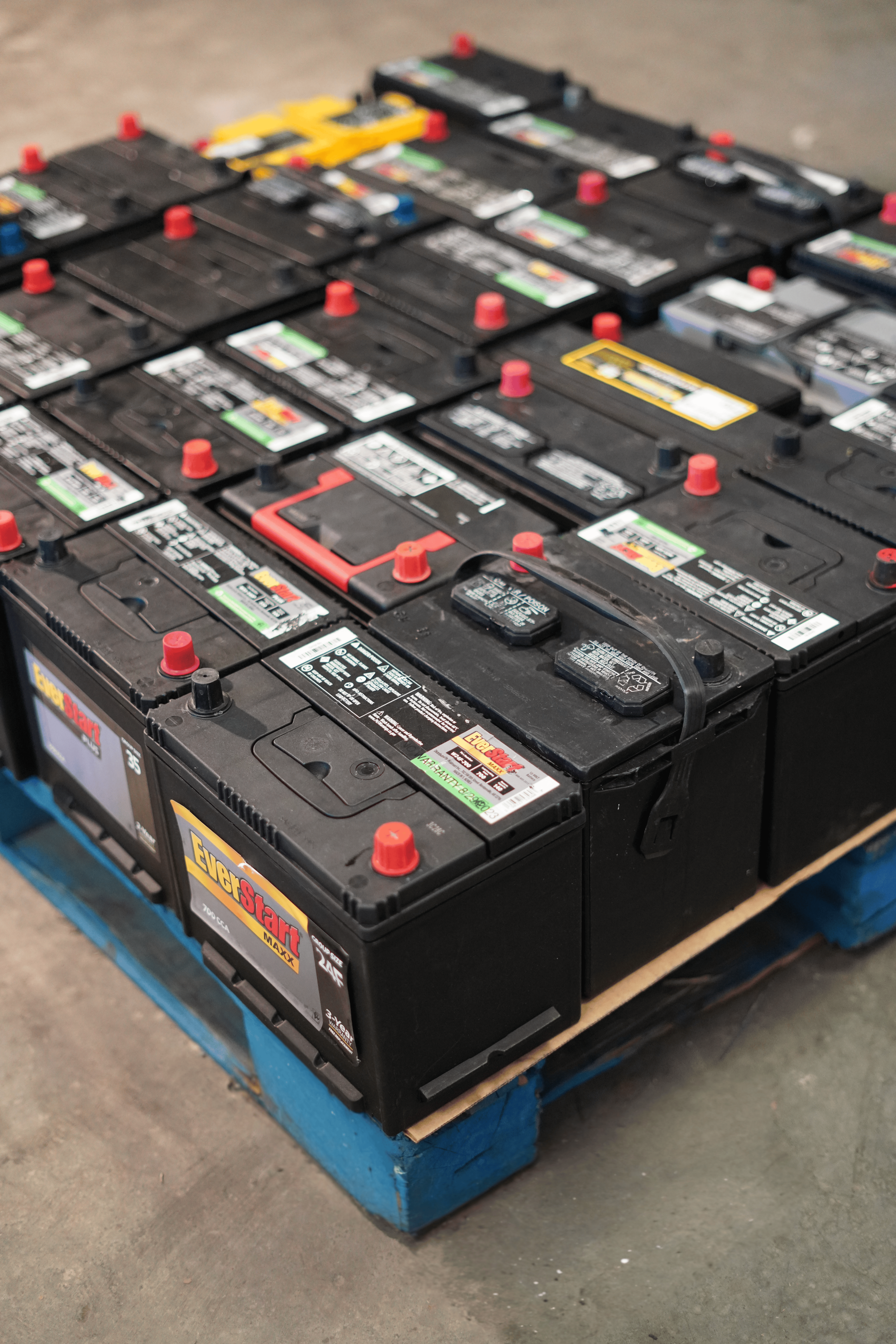 JBI Batteries team and inventory